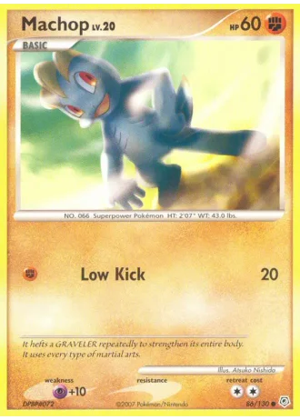 Machop #86/130 — Diamante & Perla