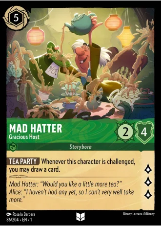 Mad Hatter - Gracious Host #86/204 — The First Chapter