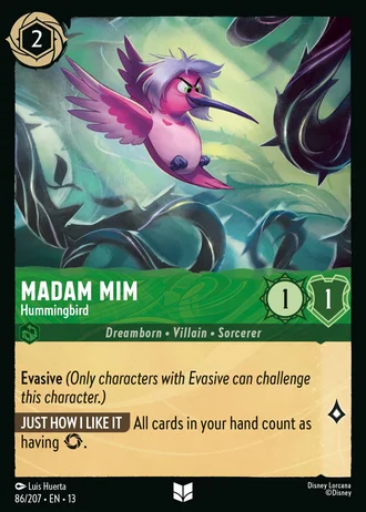 Madam Mim - Hummingbird #86/261 — Attack of the Vine!