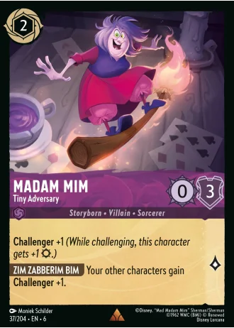 Madam Mim - Tiny Adversary #37/204 — Azurite Sea