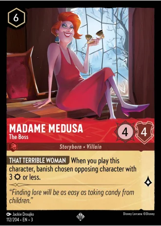 Madame Medusa - The Boss #112/204 — Into the Inklands