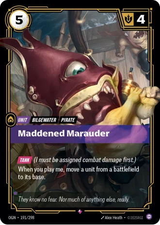 Maddened Marauder #191/298 — Origins