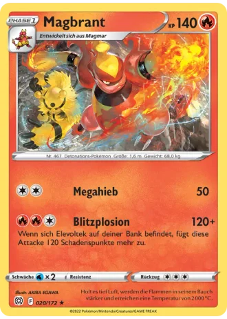 Magbrant #020/172 — Strahlende Sterne