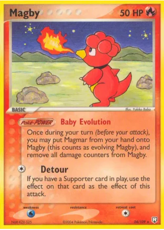 Magby #24/109 — Team Rocket Returns