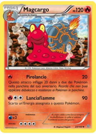 Magcargo #23/160 — Scontro Primordiale