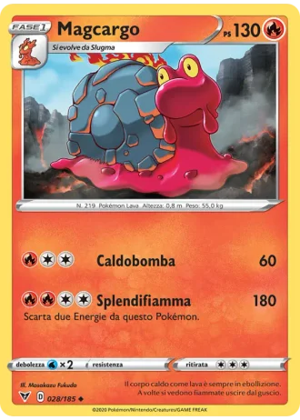 Magcargo #28/185 — Voltaggio Sfolgorante