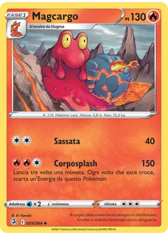 Magcargo #35 — Colpo Fusione