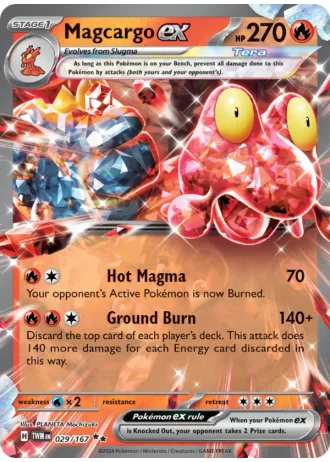 Magcargo ex #029/167 — Twilight Masquerade