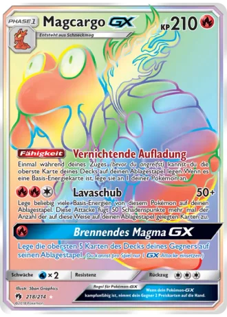 Magcargo GX #218/214 — Echo des Donners