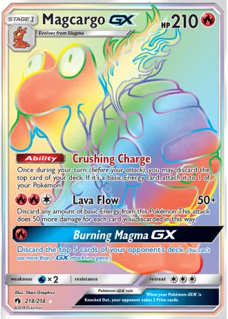 Magcargo GX #218/214 — Lost Thunder