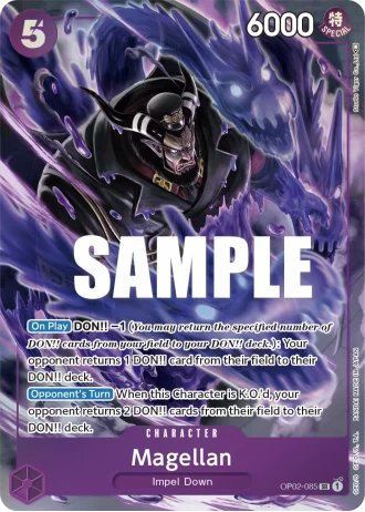 Magellan (OP02-085) (Alternative Art) — Paramount War (OP02)
