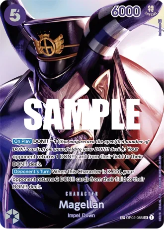 Magellan (OP02-085) (Special Rare) — Kingdoms of Intrigue (OP04)