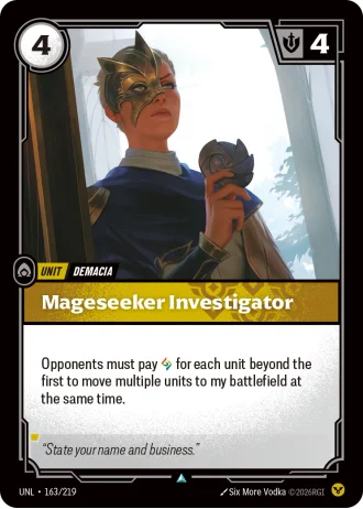Mageseeker Investigator #163/219 — Unleashed