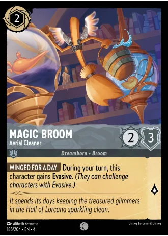 Magic Broom - Aerial Cleaner #185/204 — Ursula's Return