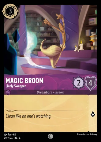 Magic Broom - Lively Sweeper #49/204 — Ursula's Return