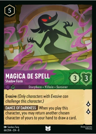 Magica De Spell - Shadow Form #66/204 — Reign of Jafar