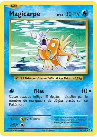 Magicarpe #33/108 — Évolutions
