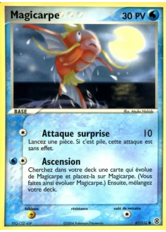 Magicarpe #67/112 — EX Rouge Feu & Vert Feuille