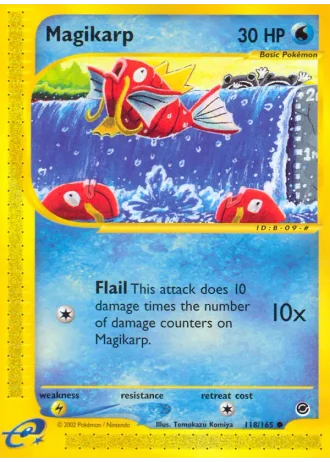 Magikarp #118 — Expedition Base Set