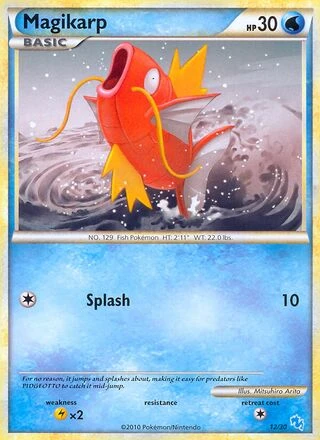 Magikarp #12 — HS trainer Kit (Gyarados)