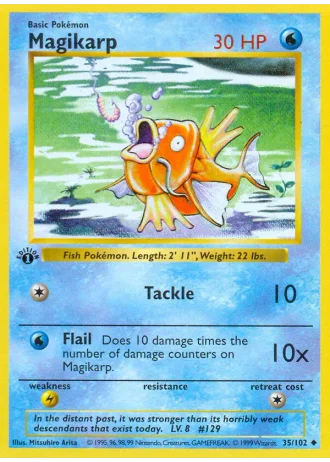Magikarp #35/102 — Base Set