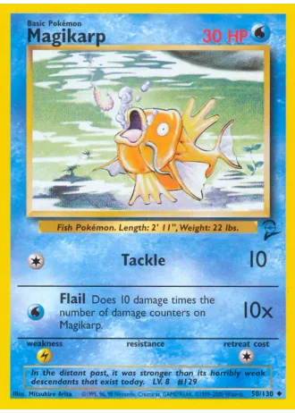 Magikarp #50/130 — Base Set 2