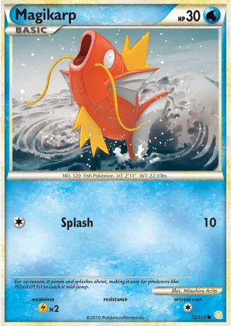 Magikarp #72/123 — HeartGold SoulSilver