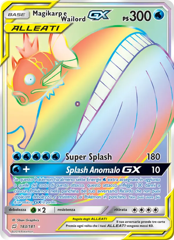 Magikarp e Wailord GX #183 — Gioco di Squadra