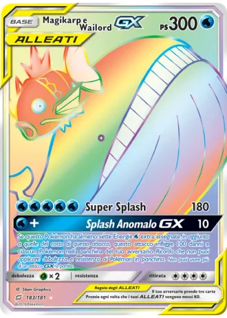 Magikarp e Wailord GX #183 — Gioco di Squadra