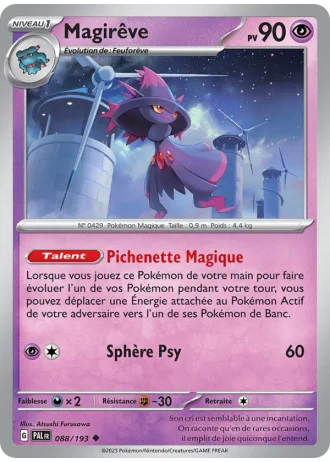 Magirêve #088/193 — Évolutions à Paldea