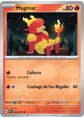 Magmar #009/91 — Destinées de Paldea
