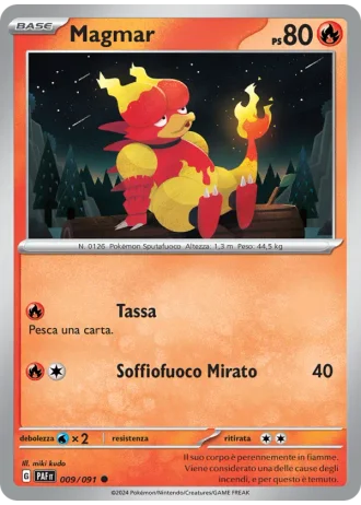 Magmar #009 — Destino di Paldea