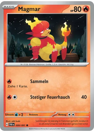 Magmar #009/91 — Paldeas Schicksale