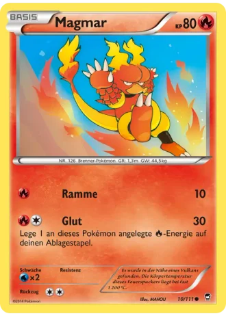 Magmar #10/111 — Fliegende Fäuste