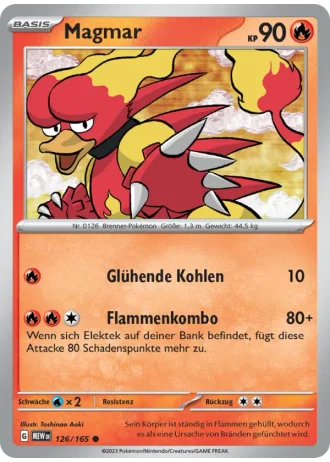 Magmar #126/165 — 151