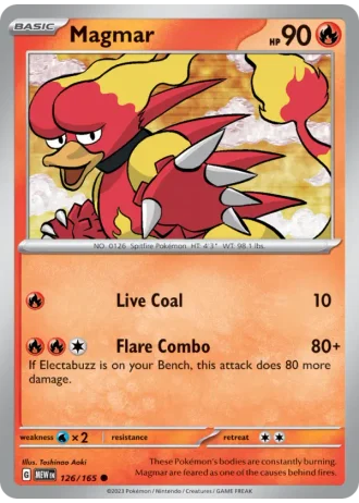 Magmar #126/165 — 151