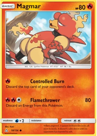 Magmar #18/156 — Ultra Prism