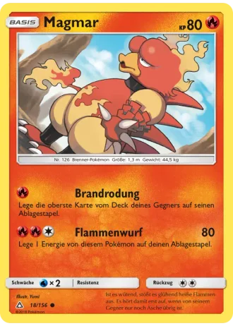 Magmar #18/156 — Ultra-Prisma