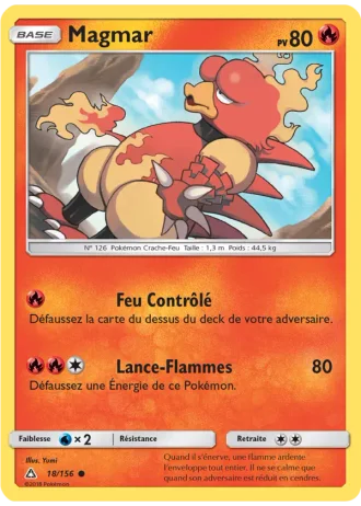 Magmar #18/156 — Ultra-Prisme