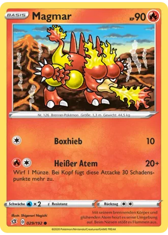 Magmar #29/192 — Clash der Rebellen
