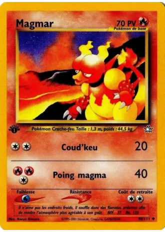 Magmar #40/111 — Neo Genesis
