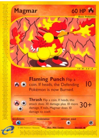 Magmar #86 — Expedition Base Set