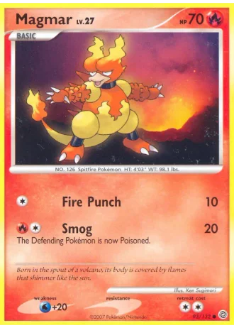 Magmar #93/132 — Prodigi Segreti