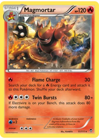Magmortar #11/111 — Furious Fists