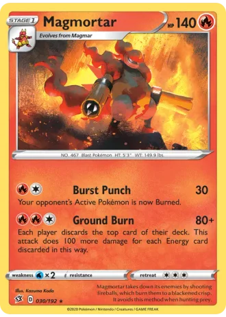 Magmortar #30/192 — Rebel Clash