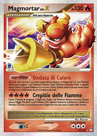 Magmortar LIV.X #123/123 — Tesori Misteriosi