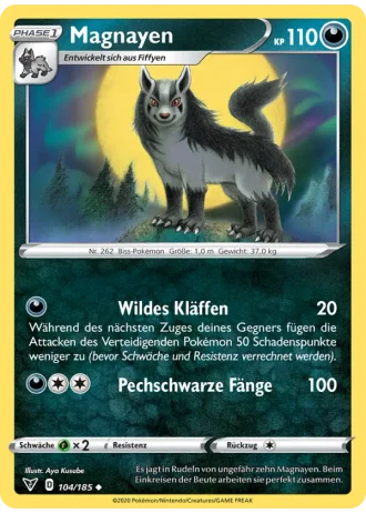 Magnayen #104/185 — Farbenschock