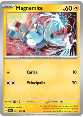 Magnemite #063/197 — Ossidiana Infuocata