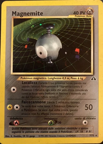 Magnemite (1ª Edizione) #26/75 — Neo Discovery (1ª Edizione)