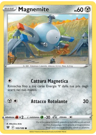 Magnemite #105/189 — Lucentezza Siderale